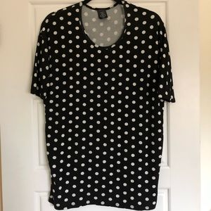 Black/White Dots Agnes & Dora HiLo Tunic